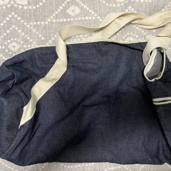 FabFitFun Private Party Denim Meet Me at the Barre Gym Bag - Picture 3 of 3